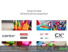 Tablet Screenshot of corex.pl