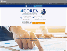 Tablet Screenshot of corex.fr